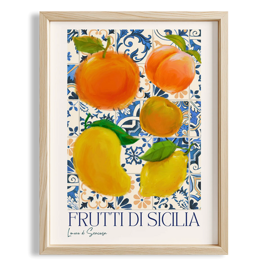 Frutti di Sicilia Fruits Market - Akdeniz İtalya Koleksiyonu Mutfak Tablosu