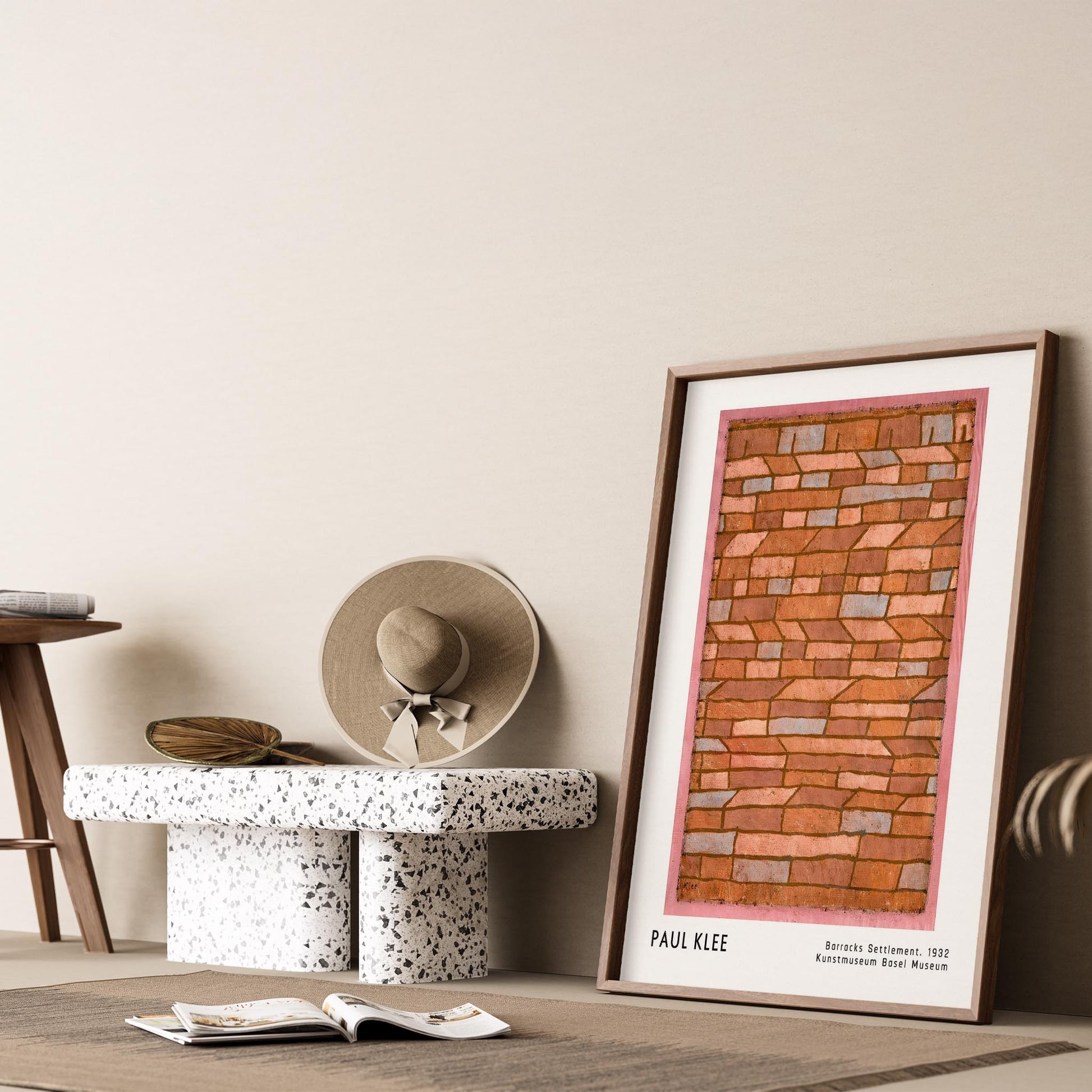 Paul Klee Kışla Yerleşimi 1932 Suluboya I Duvar Tablosu