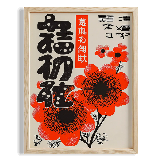 Kusama Kırmızı Çiçek