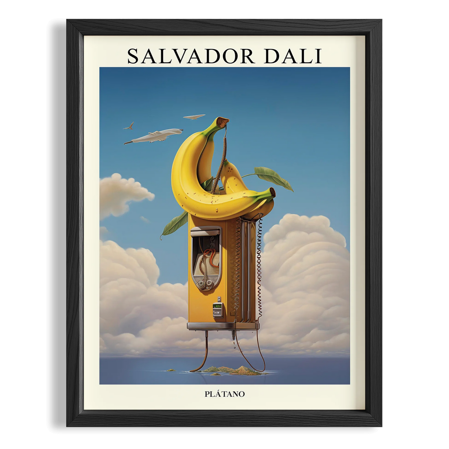 Muzlu Saat - Salvador Dali Ahşap Duvar Tablosu