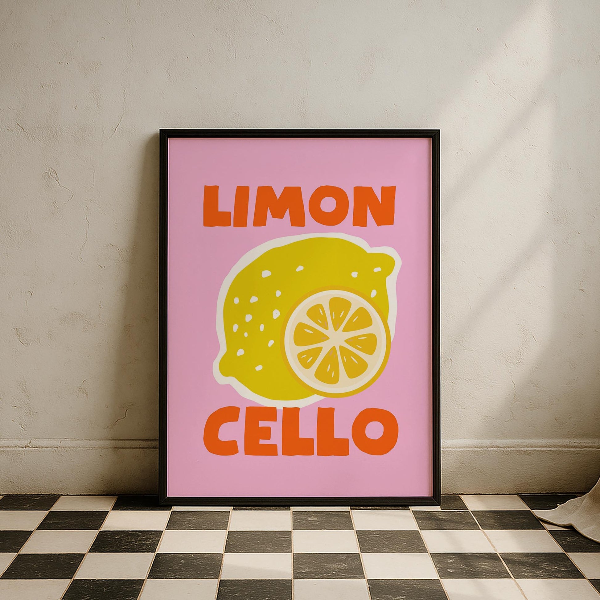 Limoncello Kokteyller İtalya Koleksiyonu Mutfak Duvar Tablosu