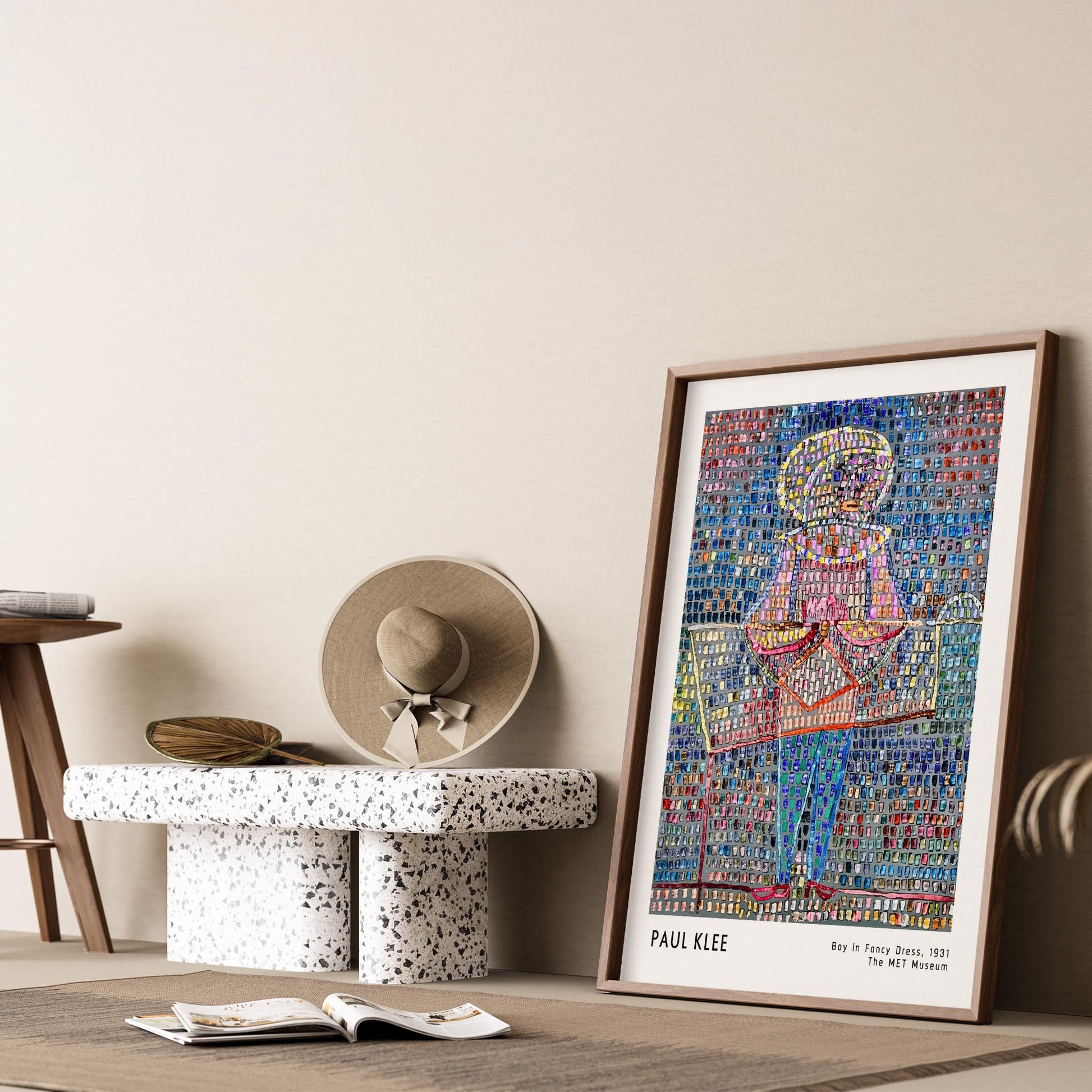 Paul Klee Şatafatlı Kıyafetli Çocuk 1931 Suluboya I Duvar Tablosu