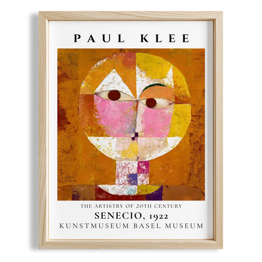 Paul Klee "Senecio" 1922 Suluboya I Duvar Tablosu