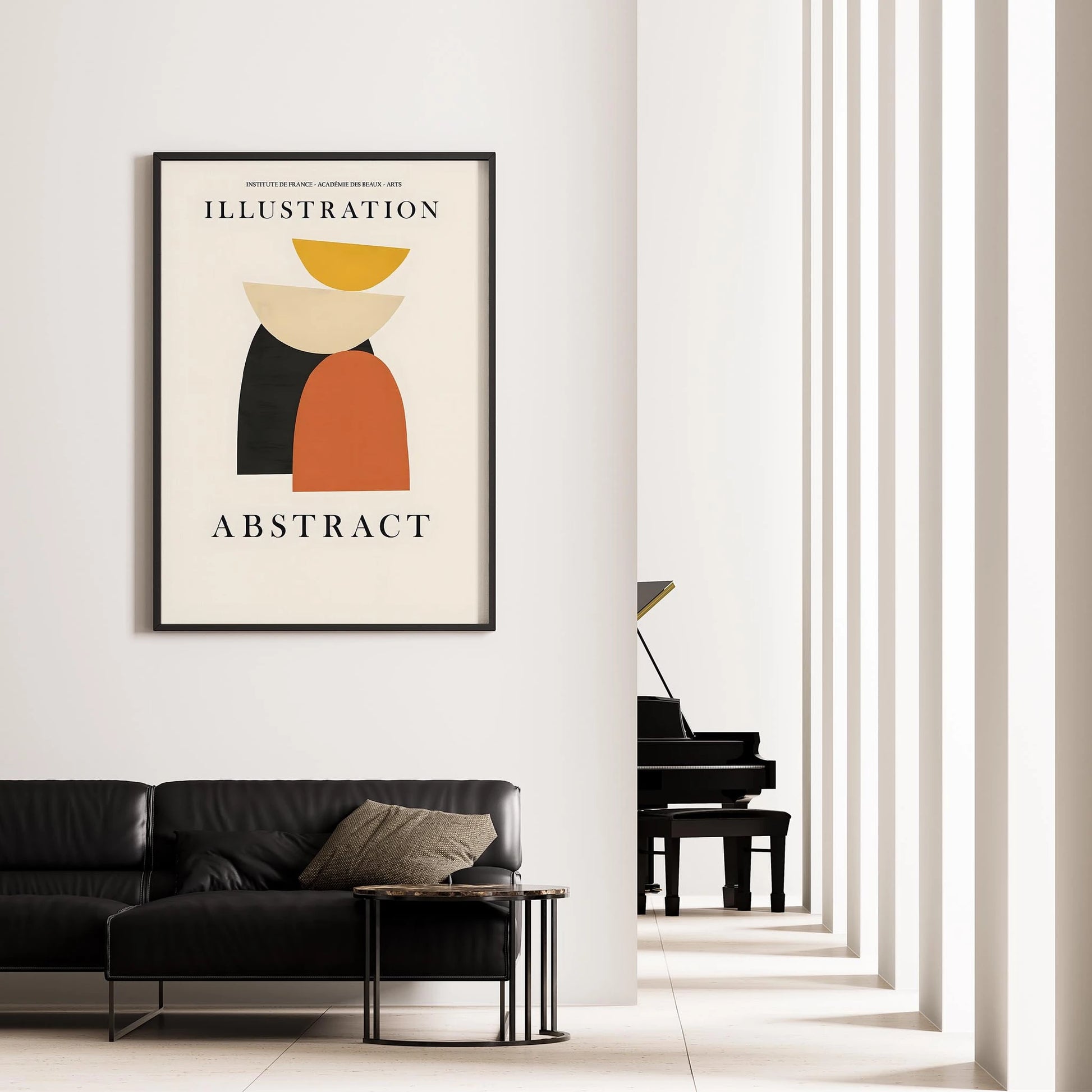 Matisse Kağıt Kesimleri Serisi Abstract Modern Formlar I Duvar Tablosu