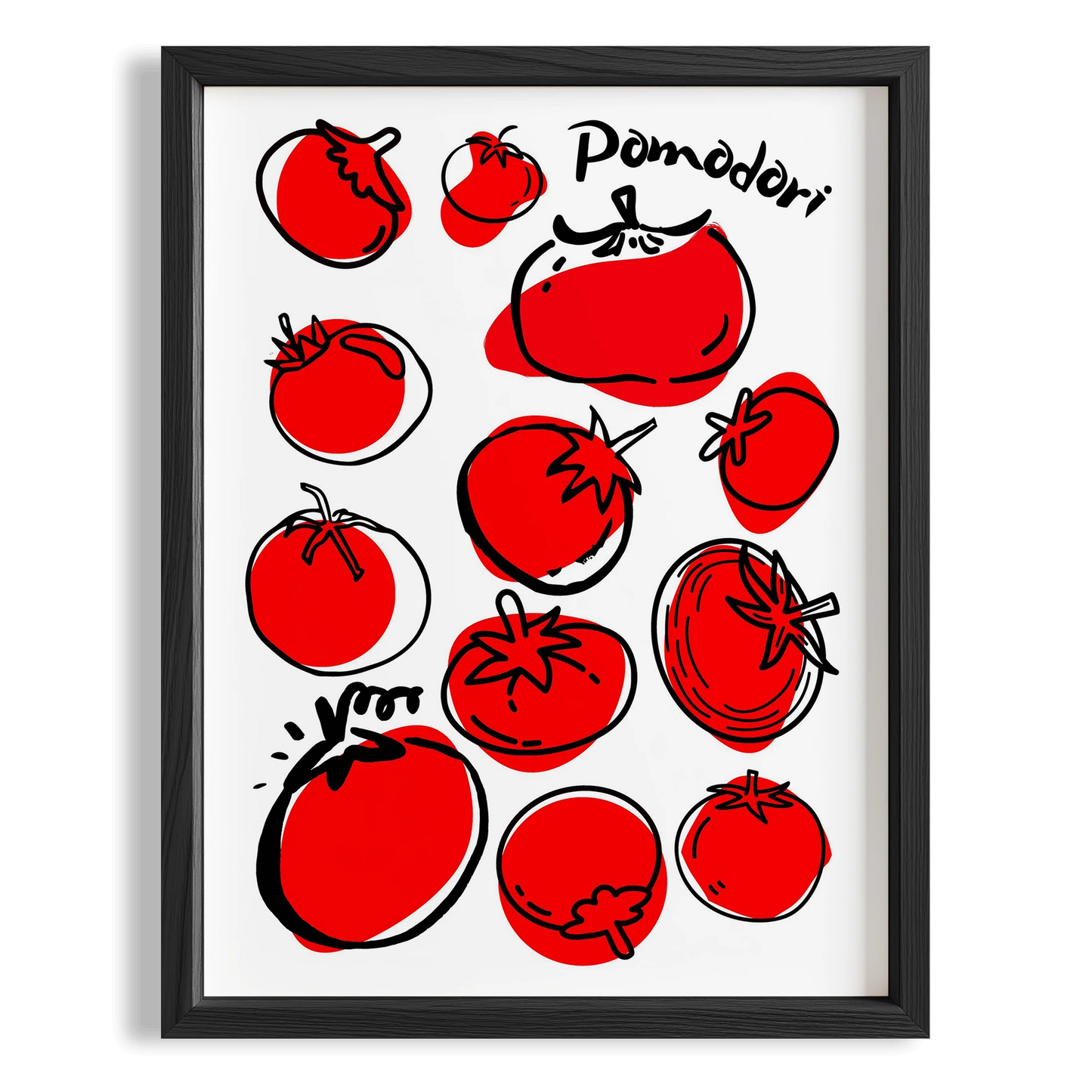 Pomodoro Domates II Mutfak Duvar Tablosu