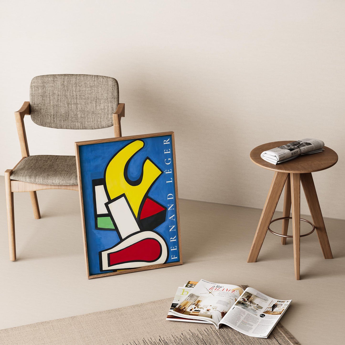 Fernand Leger 41 Duvar Tablosu
