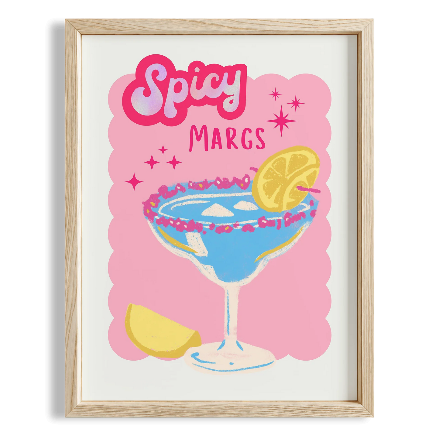 Spicy Margarita Kokteyller Mutfak Duvar Tablosu