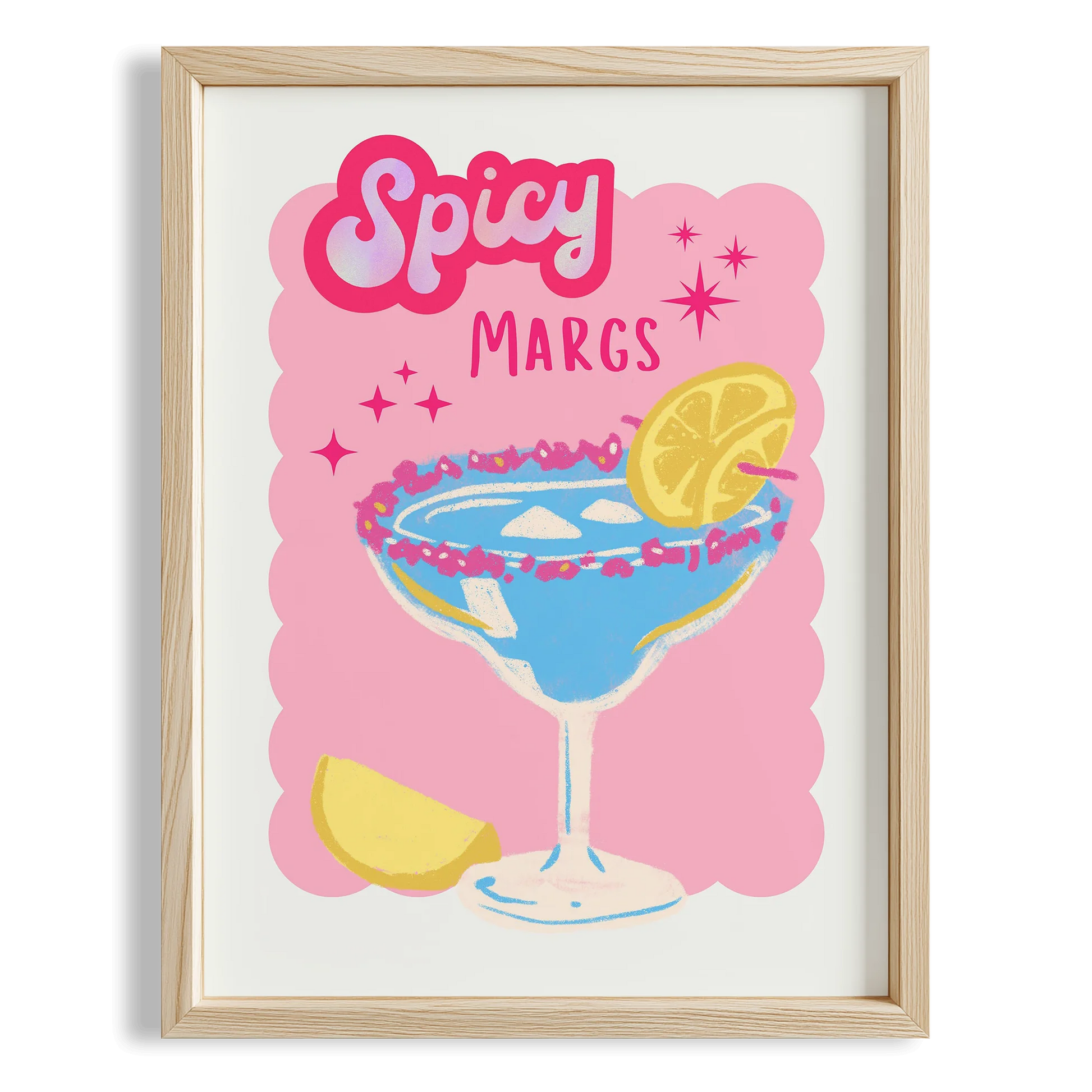 Spicy Margarita Kokteyller Mutfak Duvar Tablosu