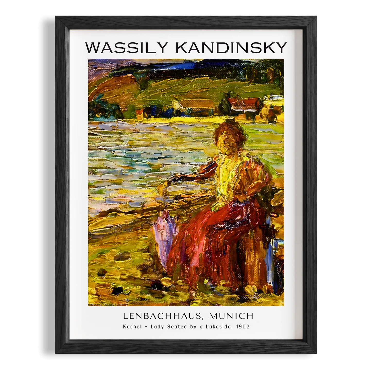 Kochel - Lady Seated by a Lakeside