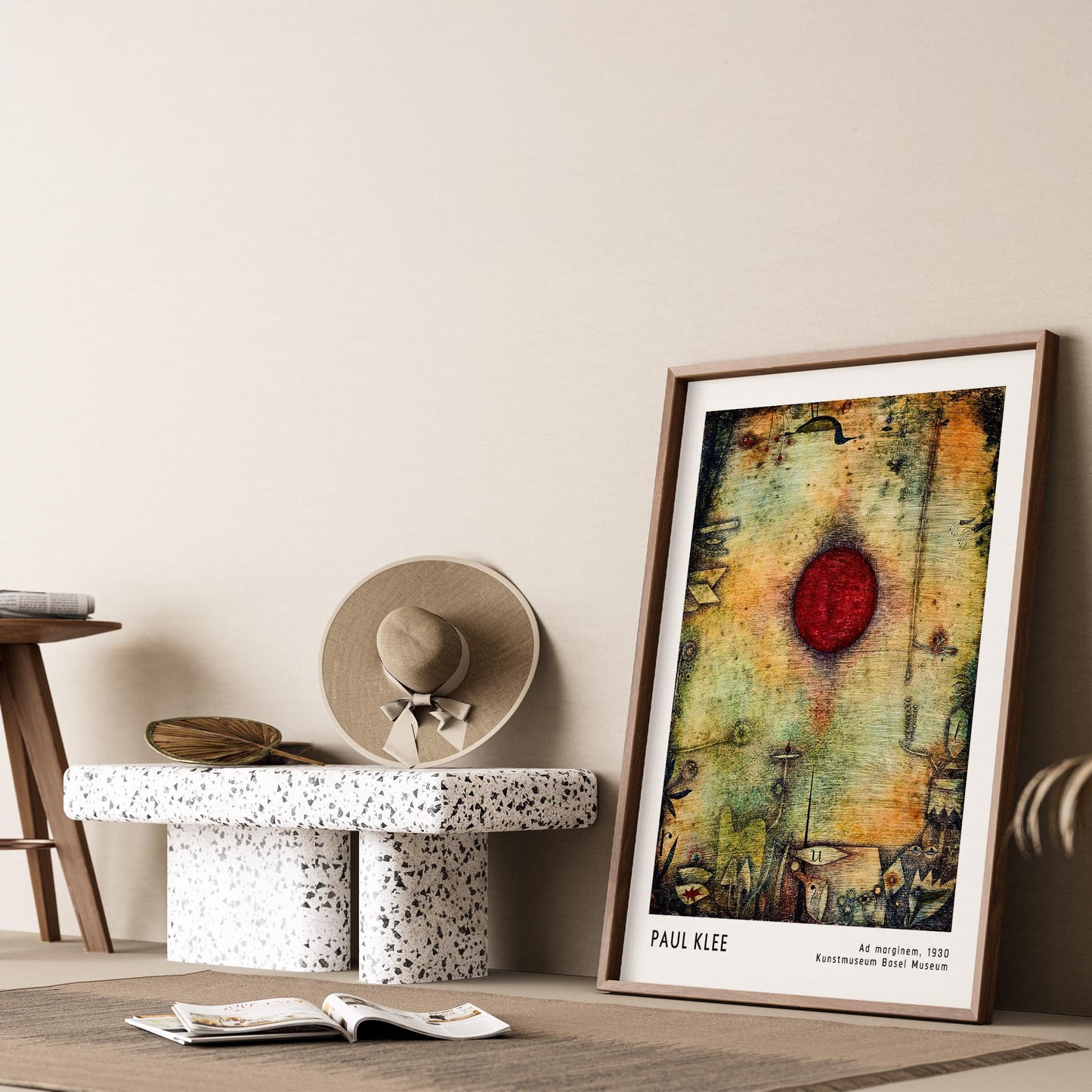 Paul Klee Kenar Notu 1930 Suluboya I Duvar Tablosu