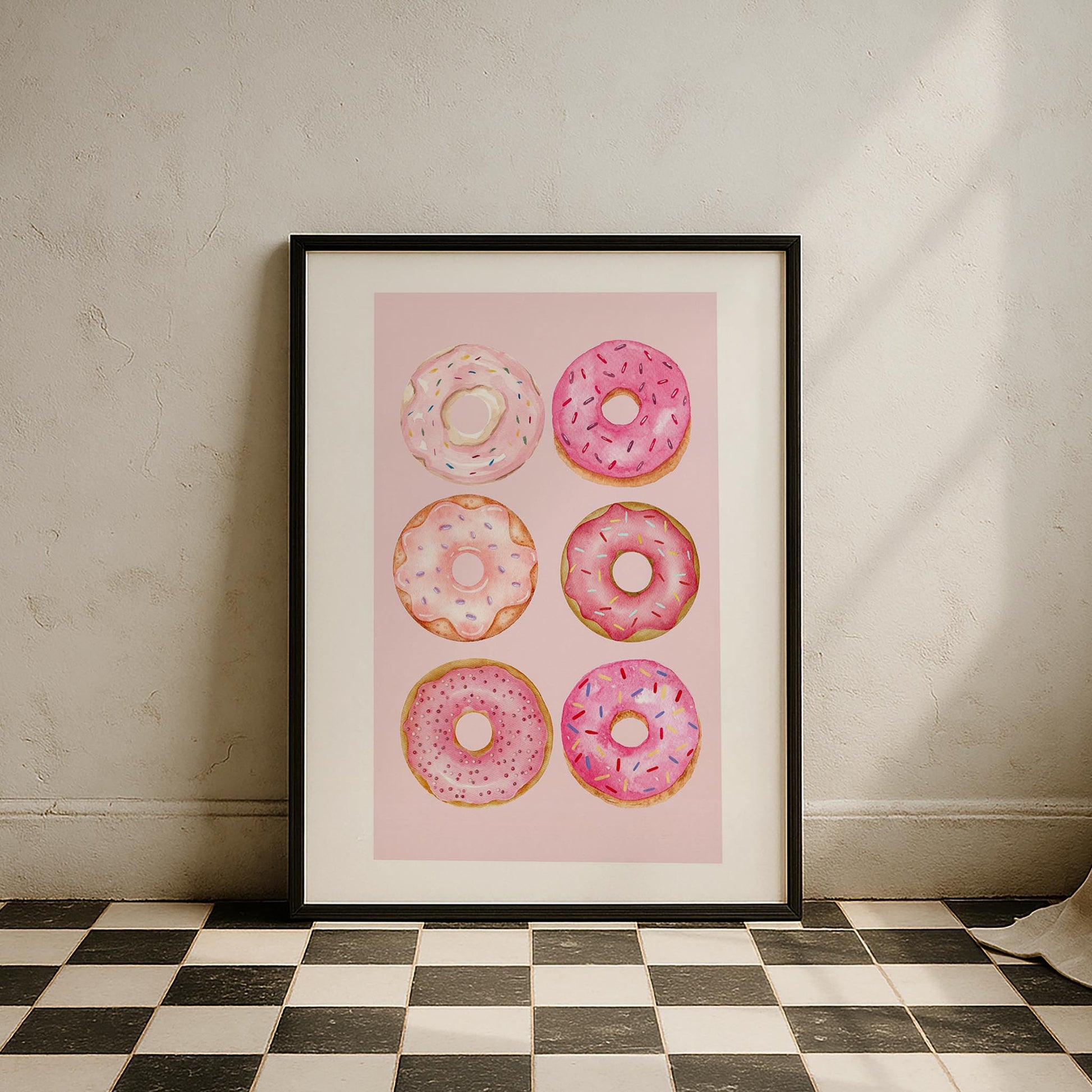 Donut Tatlılar Mutfak Duvar Tablosu