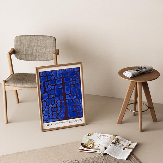 Paul Klee Ormandan Geç Akşam Bakışı 1937 Suluboya I Duvar Tablosu