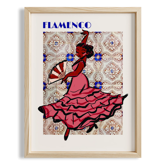 Flamenco Seramik Desen IV Akdeniz İspanya Koleksiyonu Mutfak Duvar Tablosu
