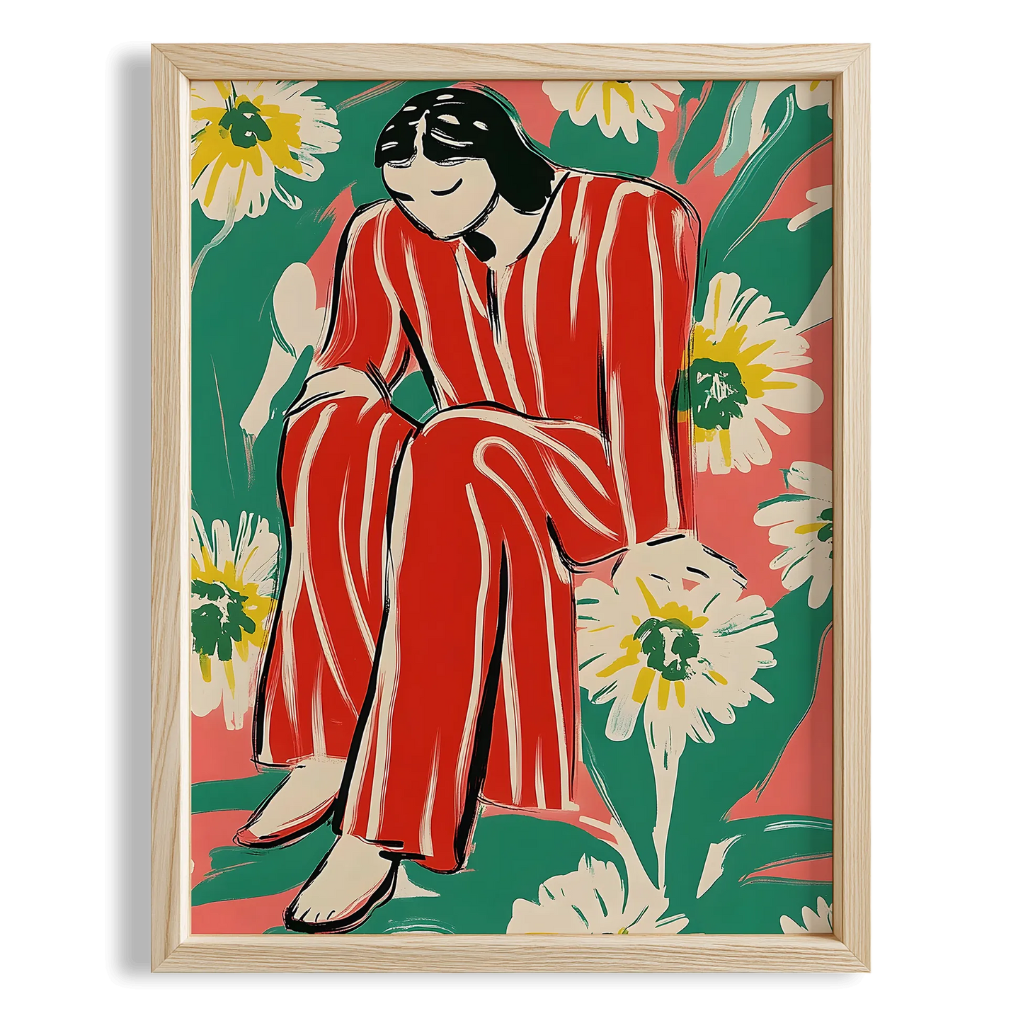 Henri Matisse Yağlı Boya Stili Kadın Portresi II Duvar Tablosu