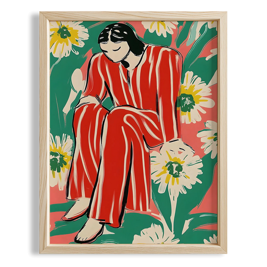 Henri Matisse Yağlı Boya Stili Kadın Portresi II Duvar Tablosu