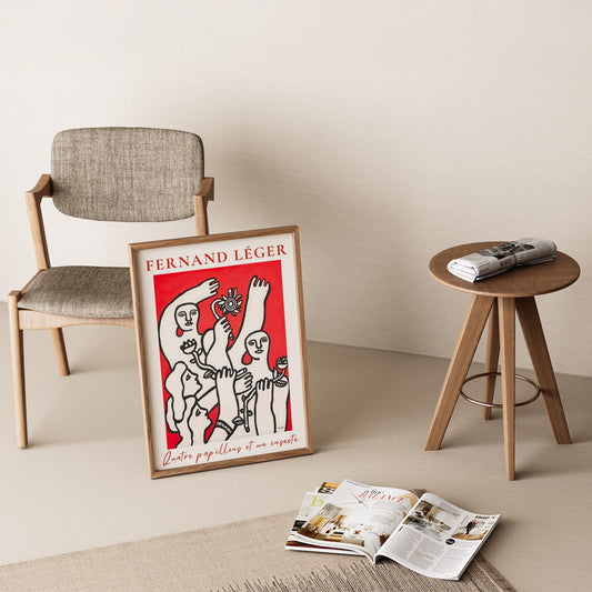 Fernand Leger 38 Duvar Tablosu
