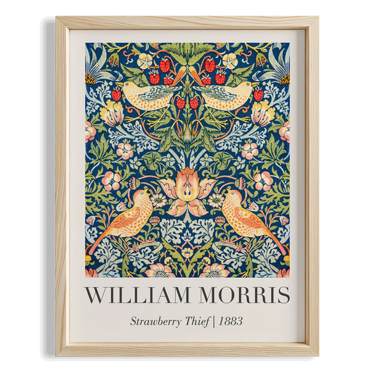 Çilek Hırsızı - William Morris Ahşap Duvar Tablosu