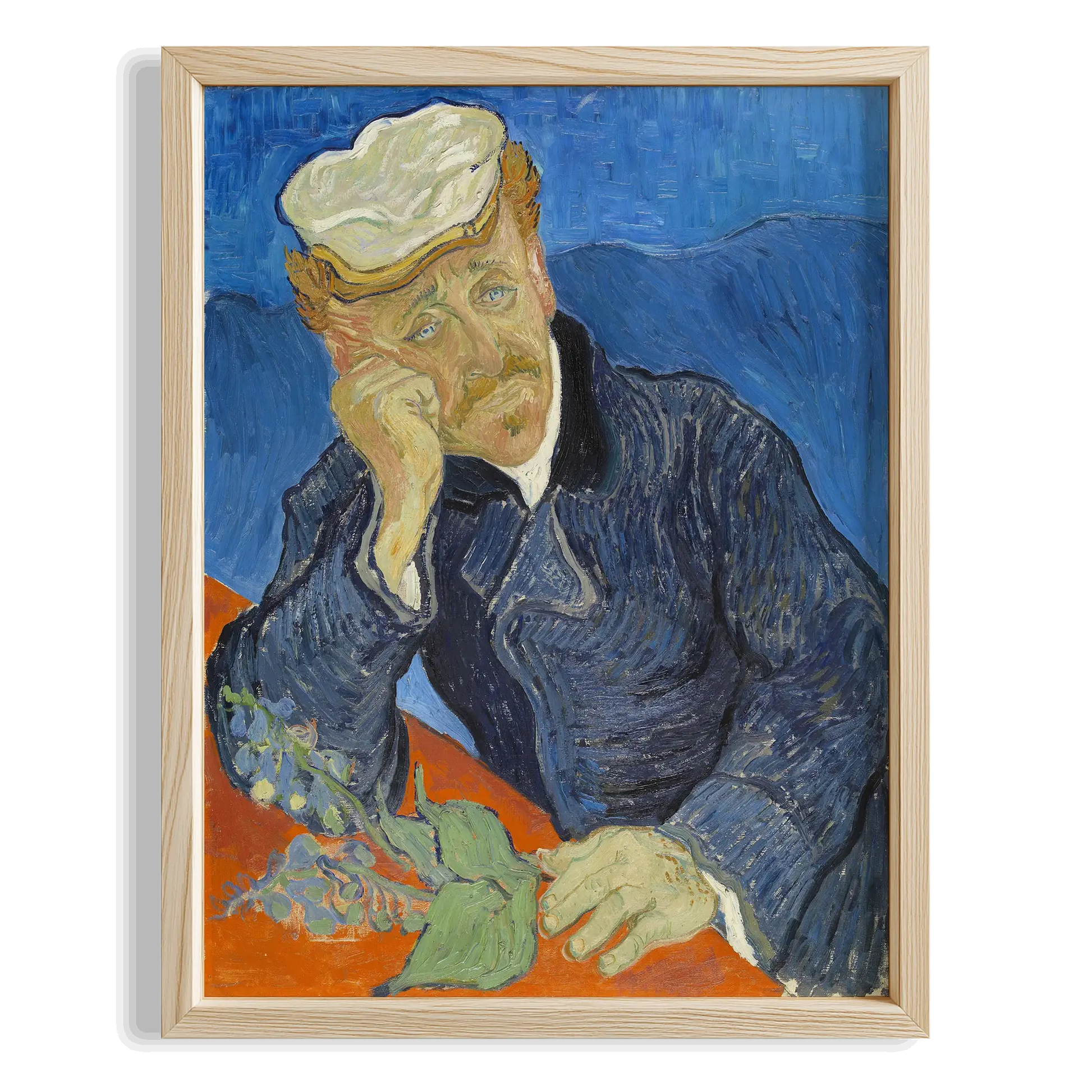 Dalgın Adam - Vincent Van Gogh Ahşap Duvar Tablosu