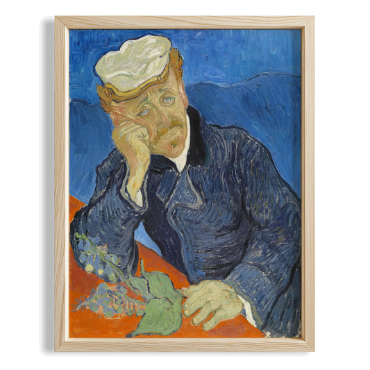 Dalgın Adam - Vincent Van Gogh Ahşap Duvar Tablosu