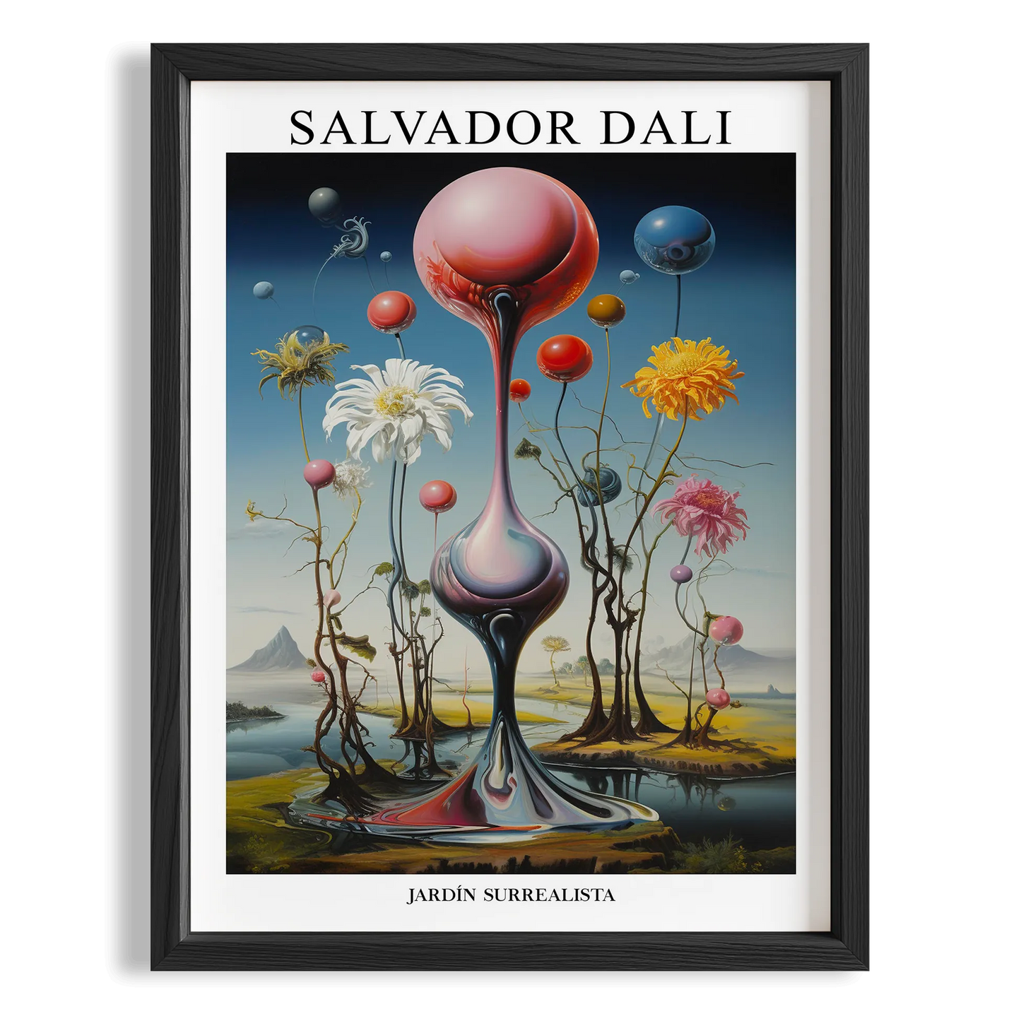 Arzuların Doğuşu - Salvador Dali Ahşap Duvar Tablosu