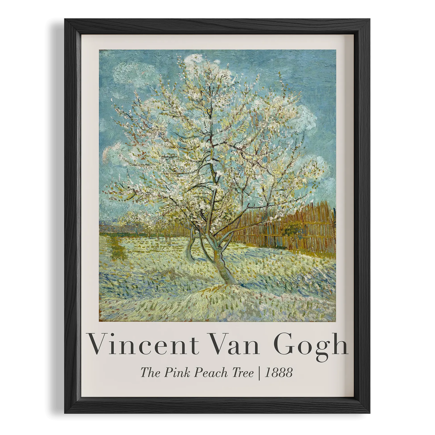 Çiçek Açan Ağaç - Vincent Van Gogh Ahşap Duvar Tablosu