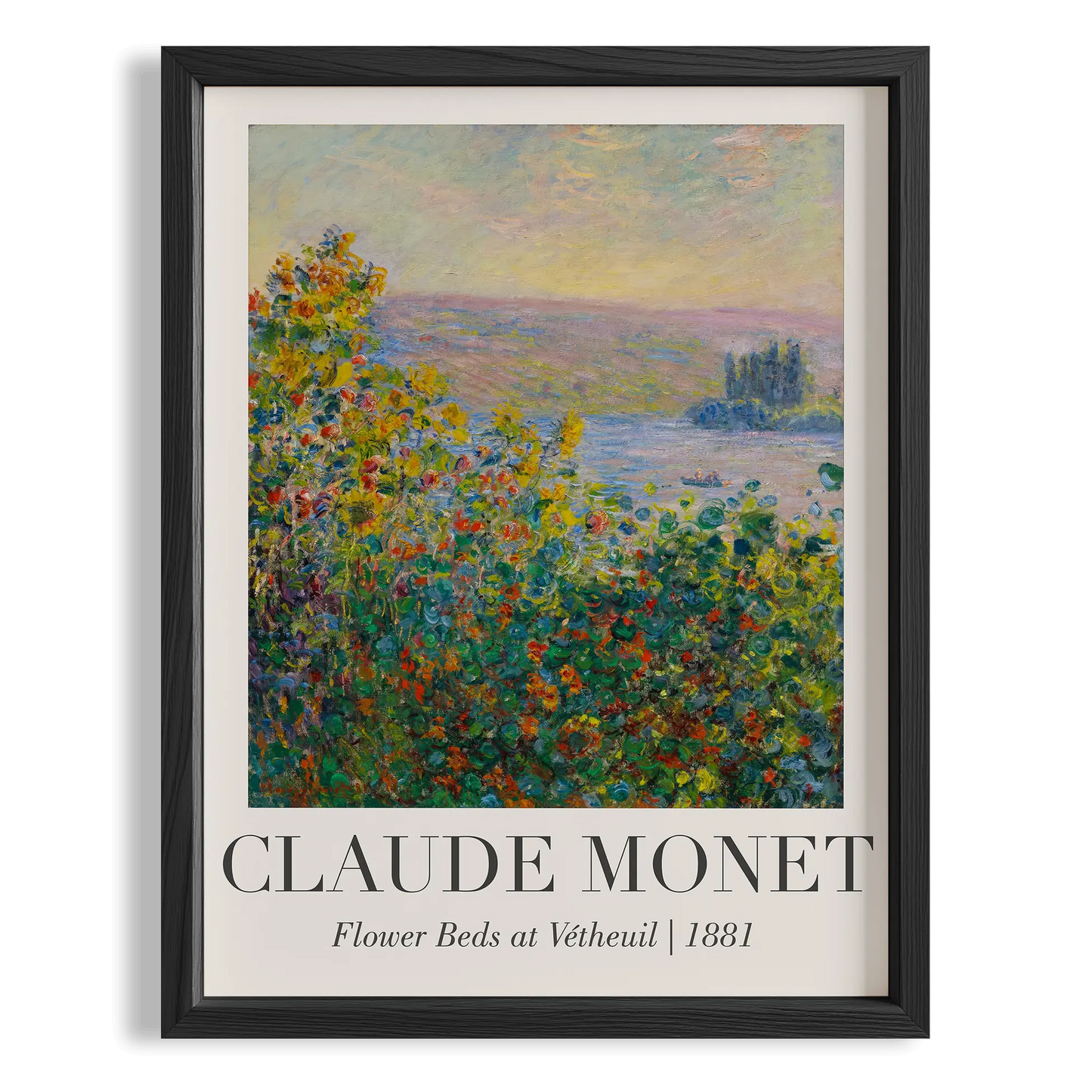 Antibes Manzarası - Claude Monet Ahşap Duvar Tablosu