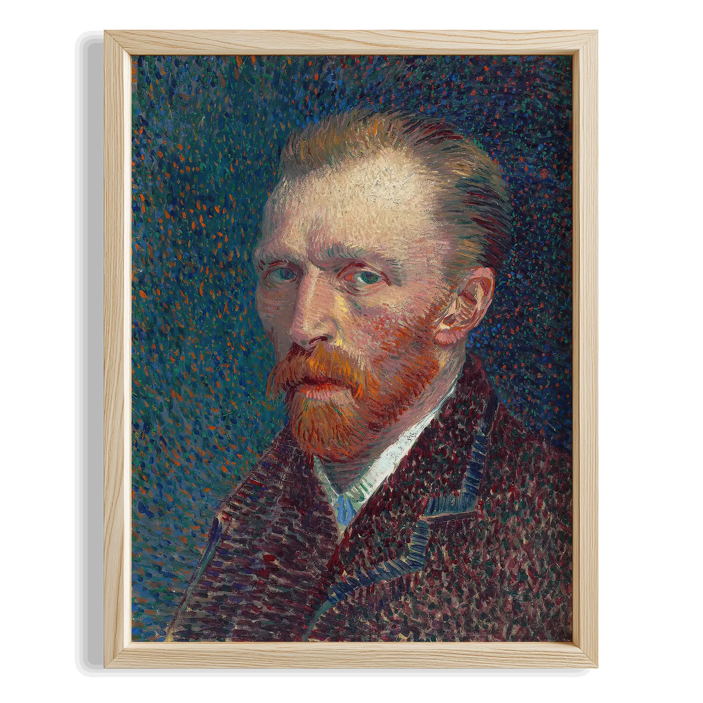 Kızıl Sakallı Adam - Vincent Van Gogh Ahşap Duvar Tablosu