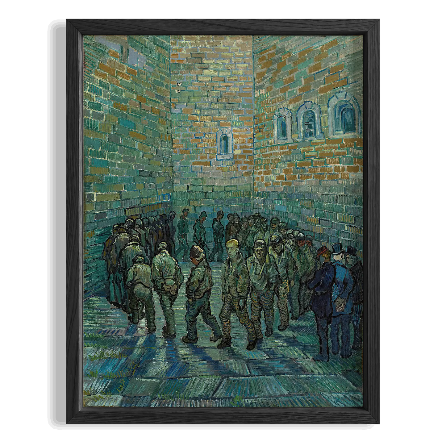 Askerler - Vincent Van Gogh Ahşap Duvar Tablosu