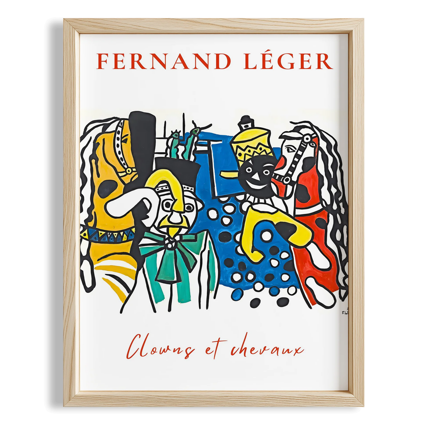 Fernand Leger X Duvar Tablosu