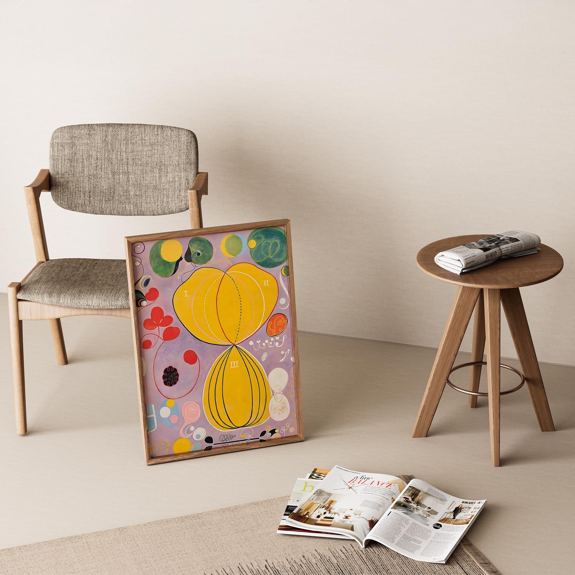 Hilma af Klint VI Duvar Tablosu