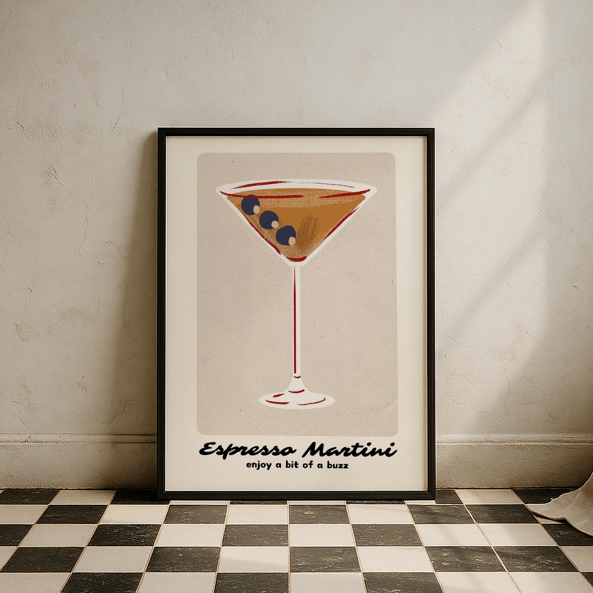 Espresso Martini Kokteyller Mutfak Duvar Tablosu