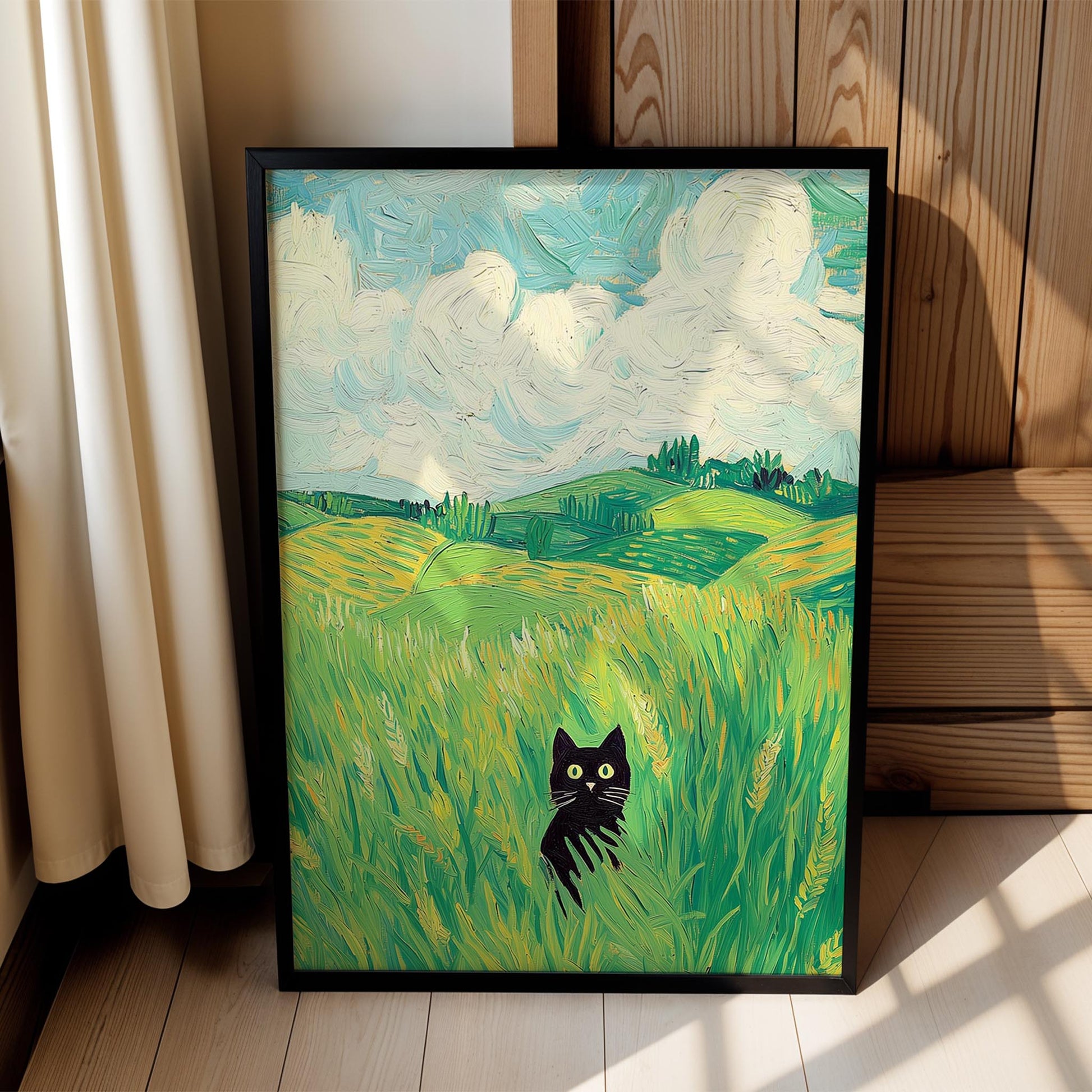 Kedi Portre XVII - Doğada Kara Kedi