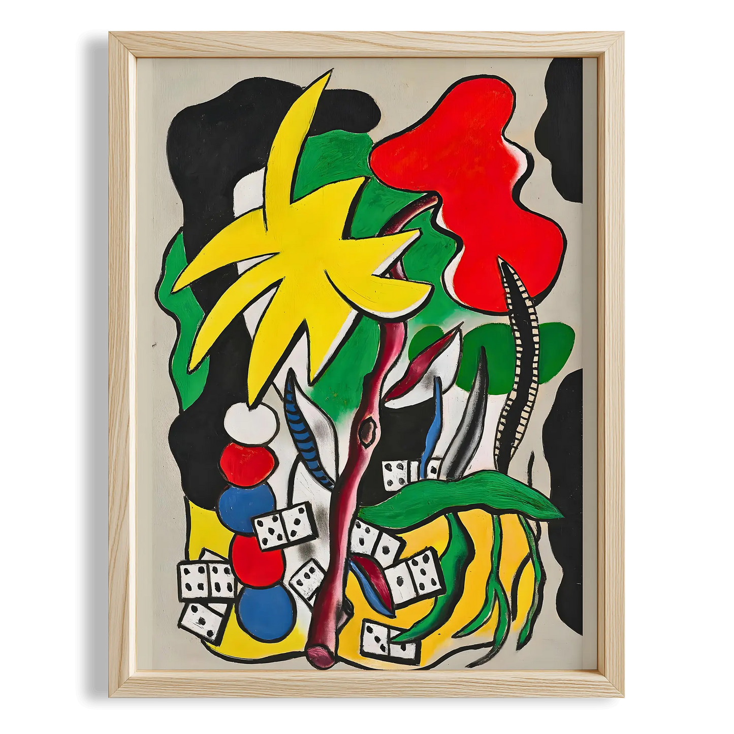 Fernand Leger 39 Duvar Tablosu