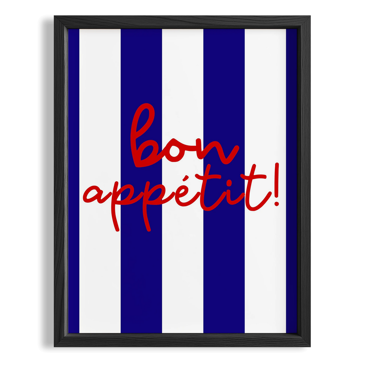 Bon Appetit Tipografi Mutfak Duvar Tablosu