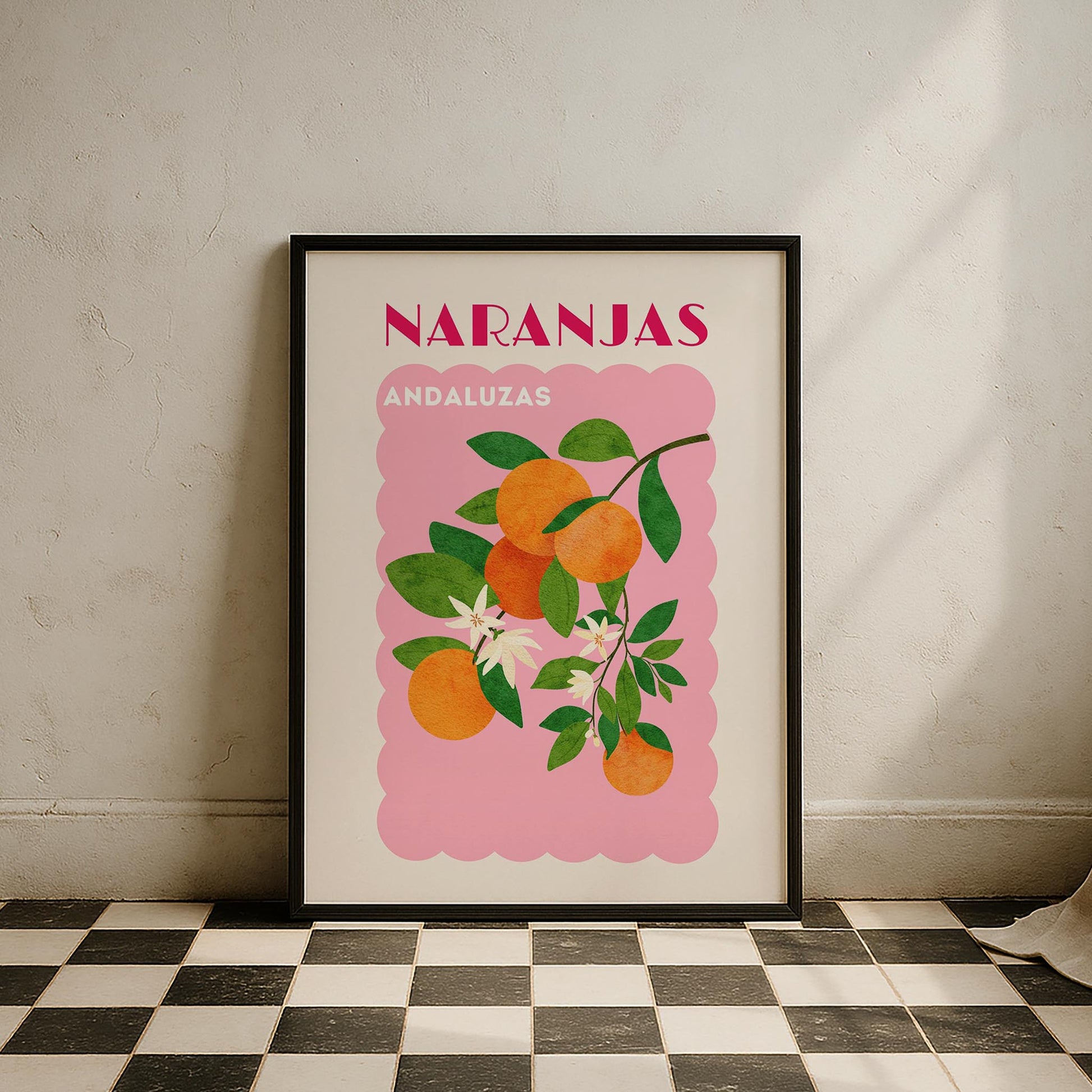Naranjas Andalusia Akdeniz İspanya Koleksiyonu Mutfak Duvar Tablosu