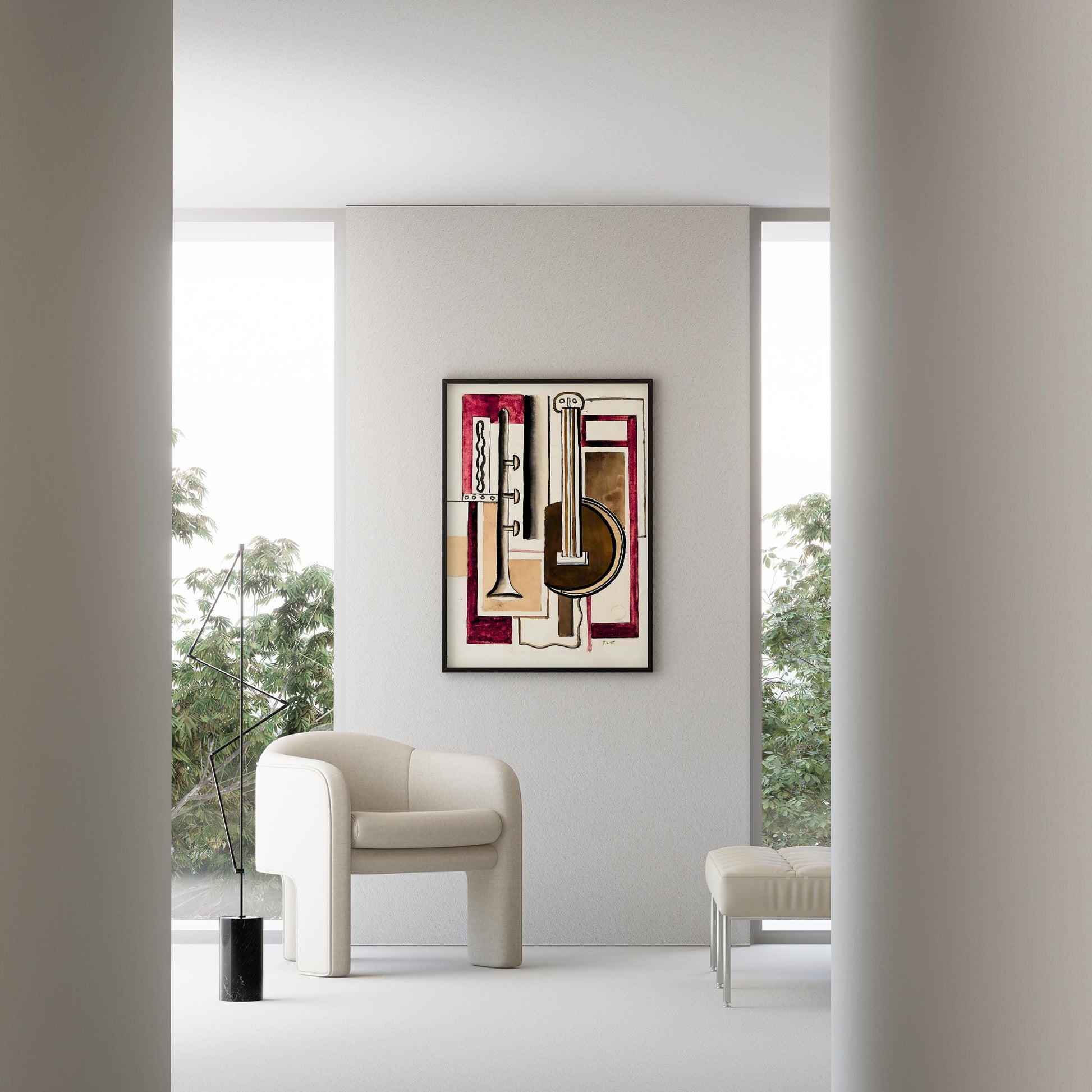 Fernand Leger 32 Duvar Tablosu
