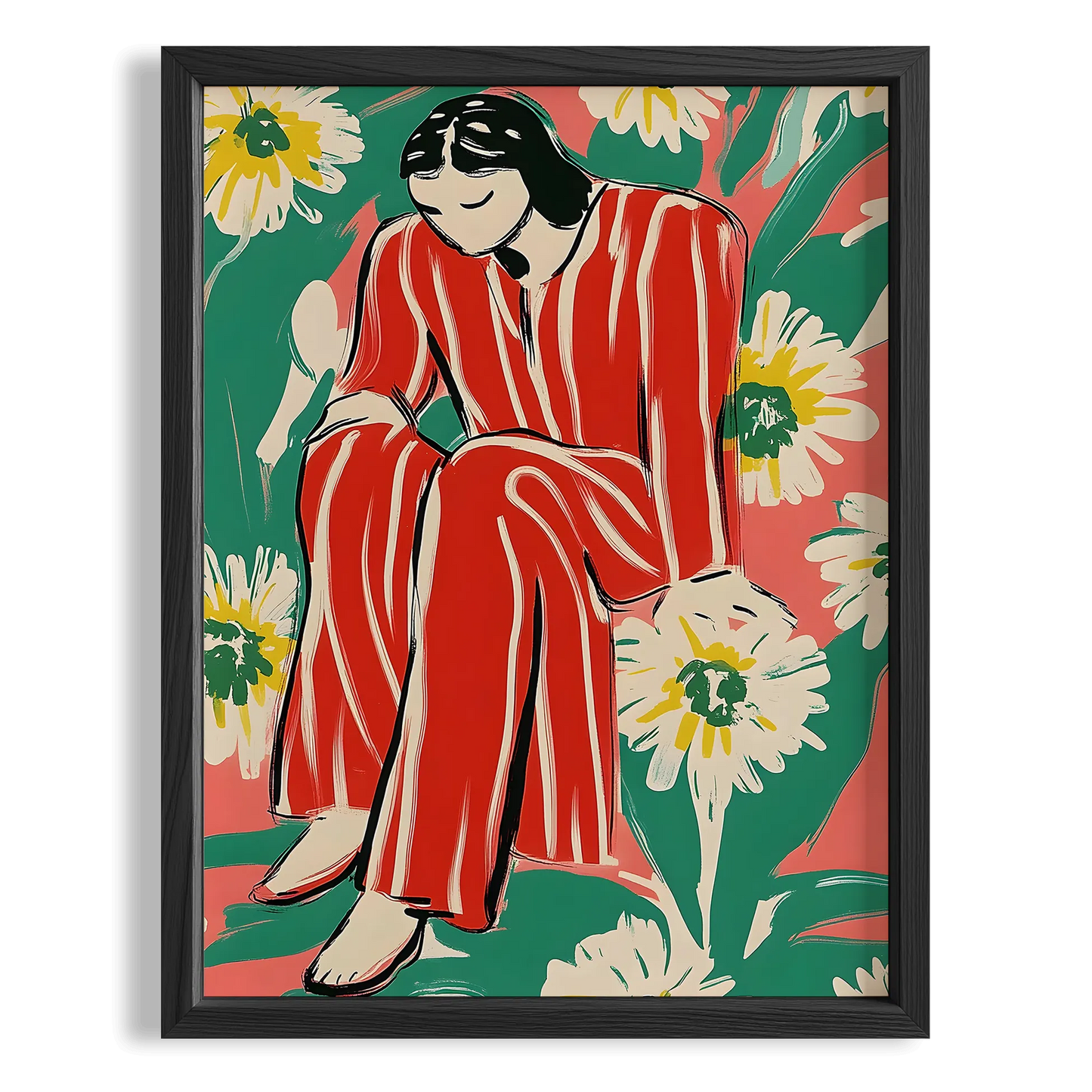 Henri Matisse Yağlı Boya Stili Kadın Portresi II Duvar Tablosu