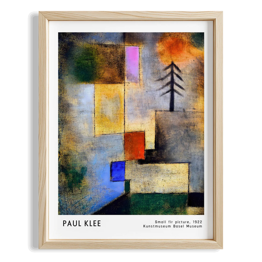 Paul Klee Küçük Ladin Resmi 1922 Suluboya I Duvar Tablosu