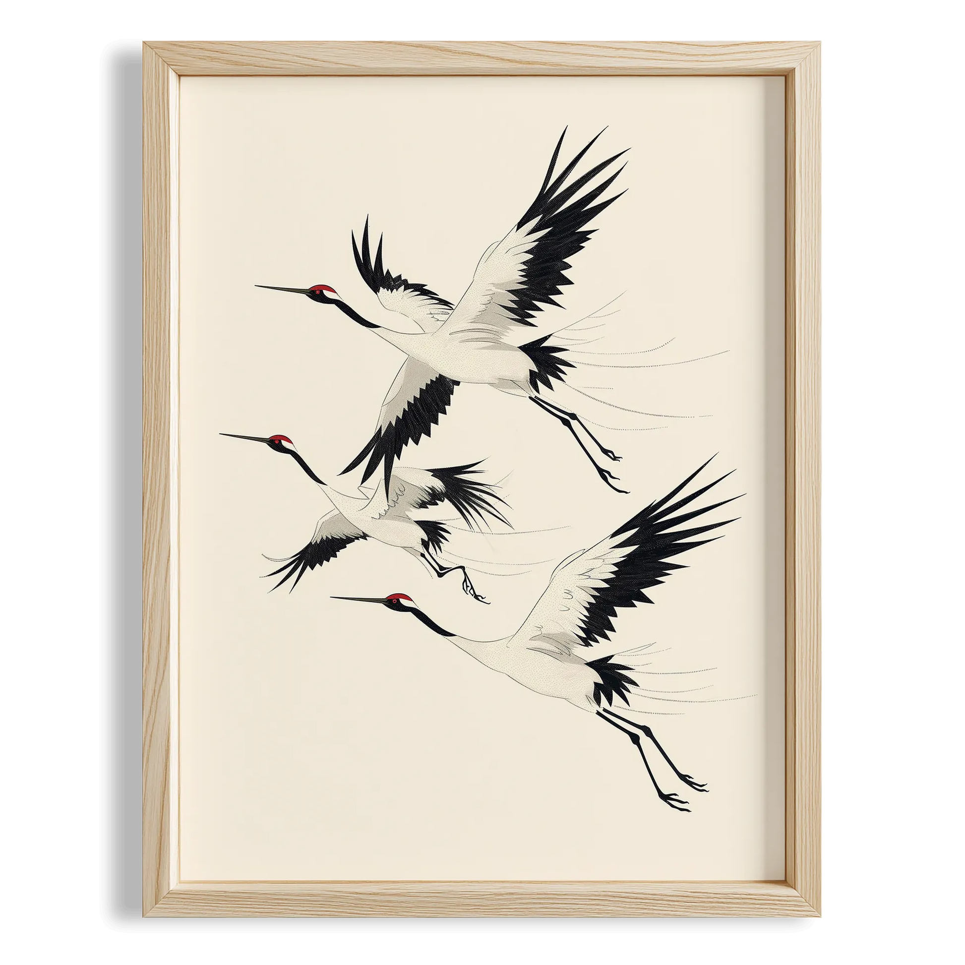 Minimalist Balıkçıl Kuşları