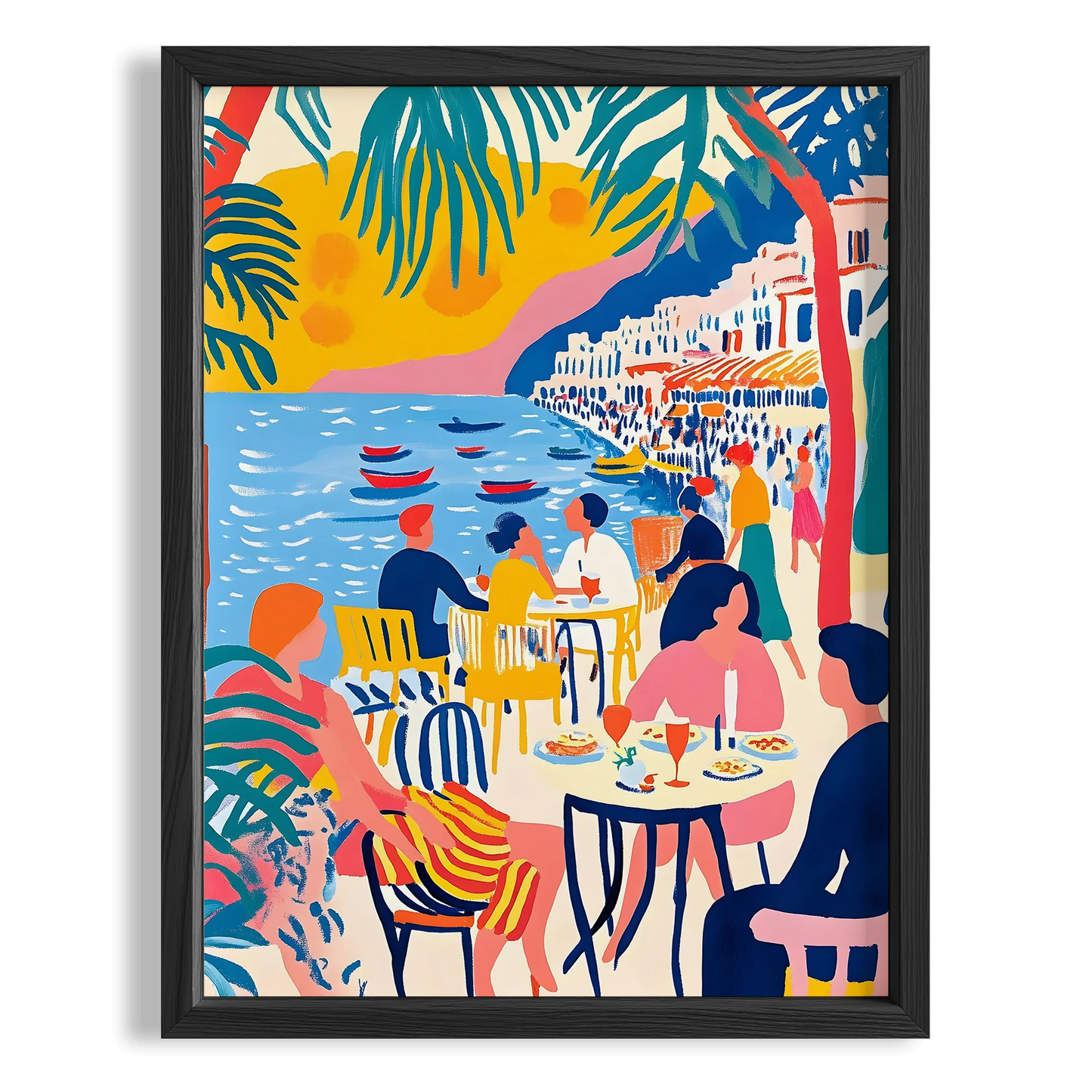 Henri Matisse 1869-1954 Soyut İnsanlar Yağlı Boya Stili III Duvar Tablosu