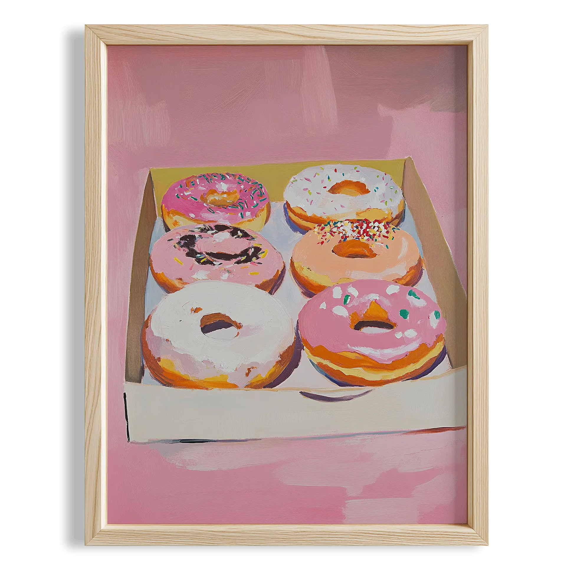 Donut Aşkı Maximalist - Duvar Tablosu