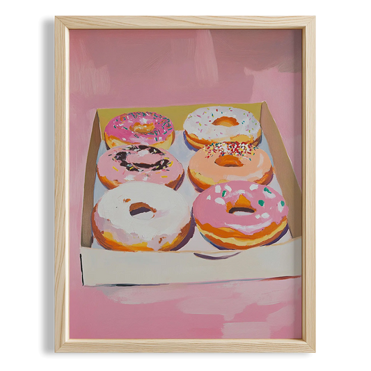 Donut Aşkı Maximalist - Duvar Tablosu
