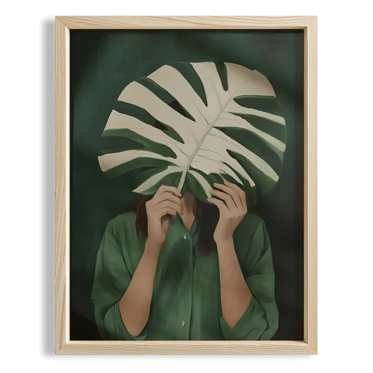 Monstera Yaprakları II - Zümrüt
