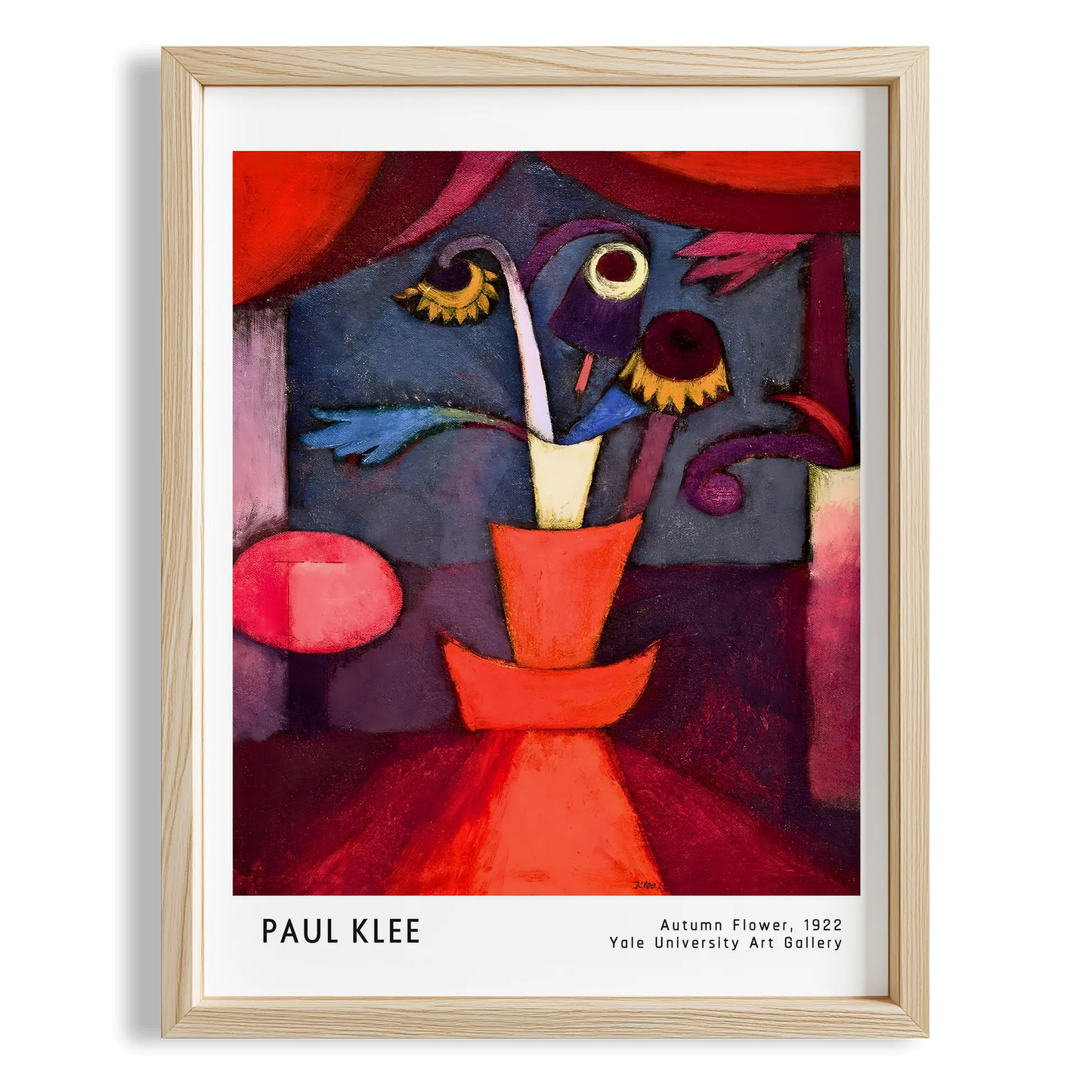 Paul Klee Sonbahar Çiçeği 1922 Suluboya I Duvar Tablosu