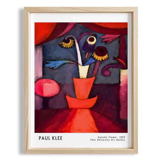 Paul Klee Sonbahar Çiçeği 1922 Suluboya I Duvar Tablosu