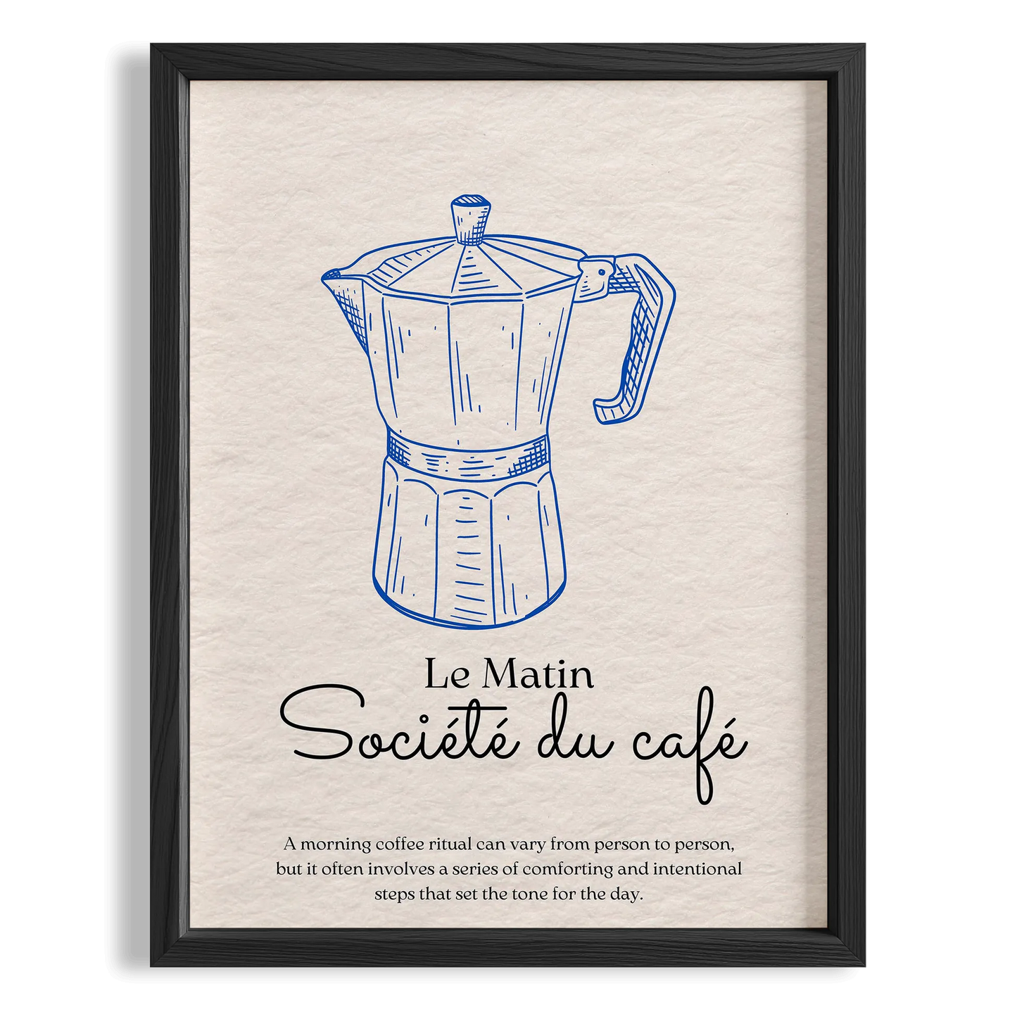 Le Matin Café Fransız Sabah Koleksiyonu Mutfak Duvar Tablosu