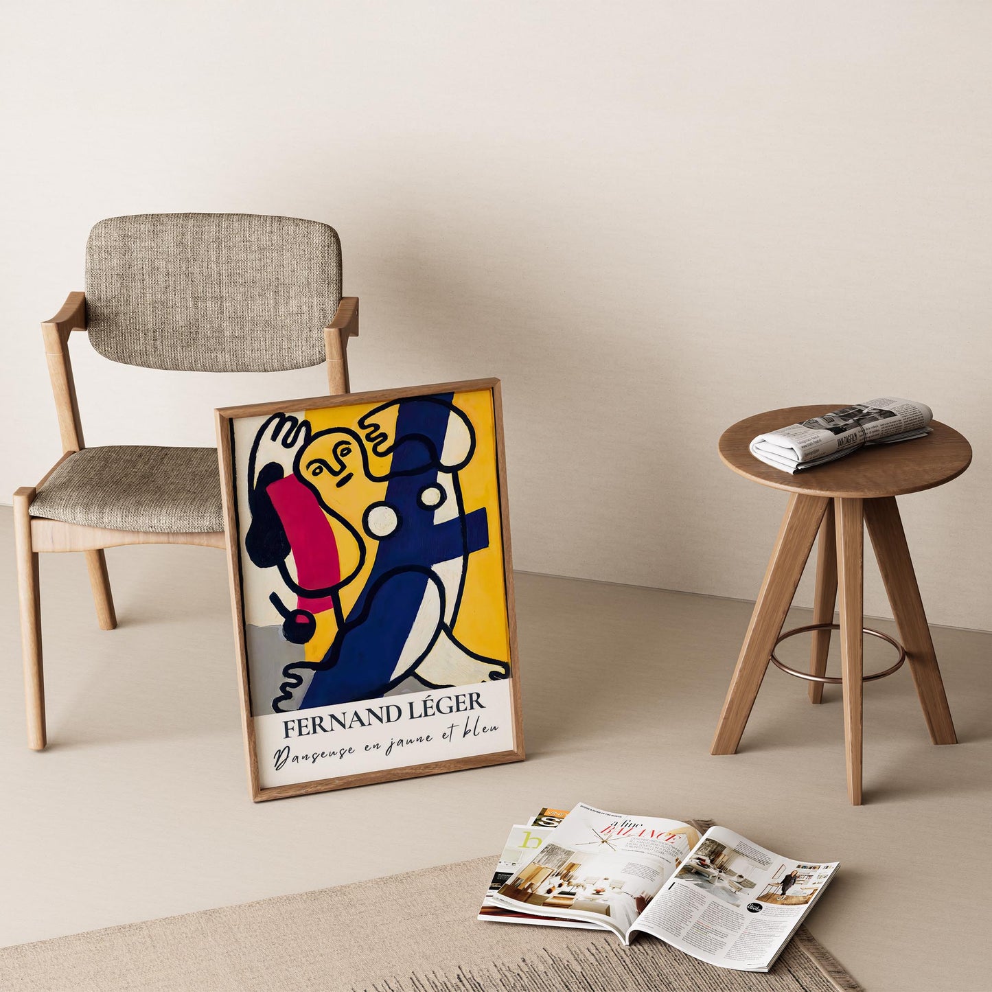 Fernand Leger XXVI Duvar Tablosu