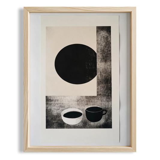 Zen Çay Seremonisi Minimal Japon Stil - Duvar Tablosu