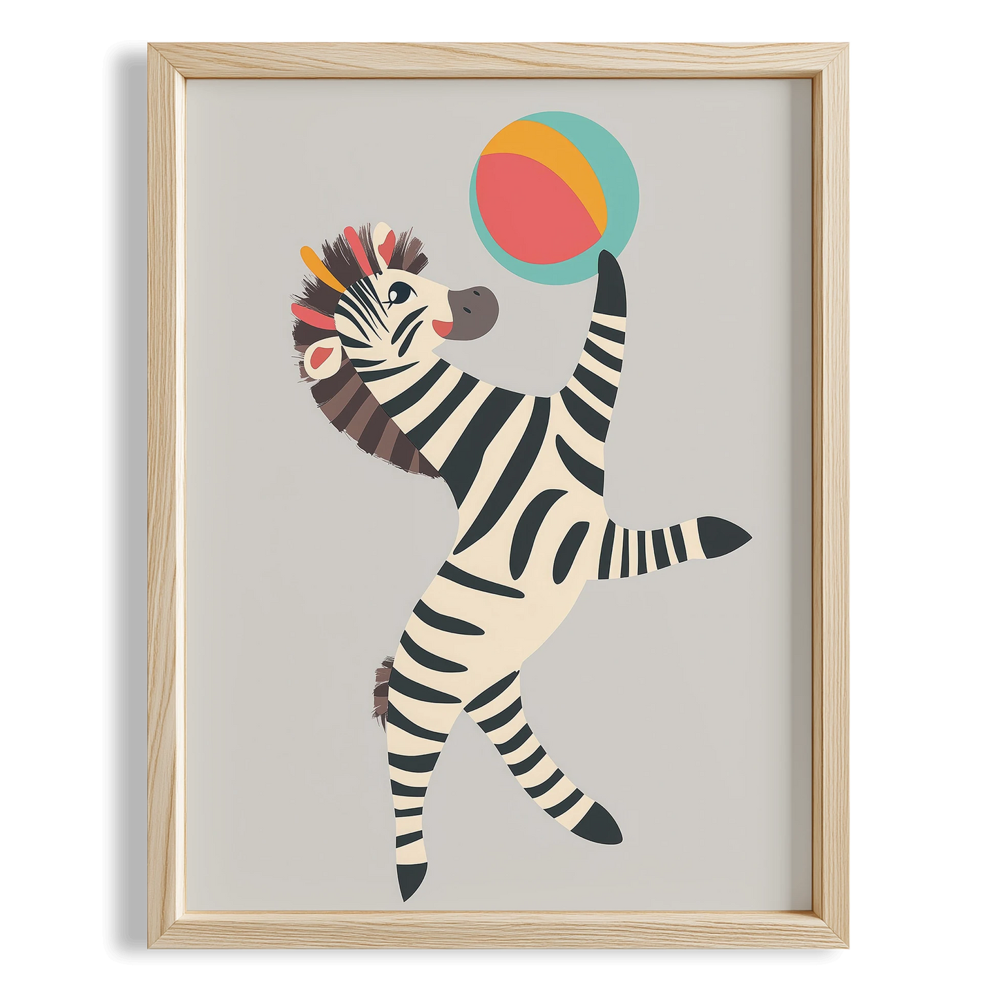 Renkli Toplu Zıpır Zebra