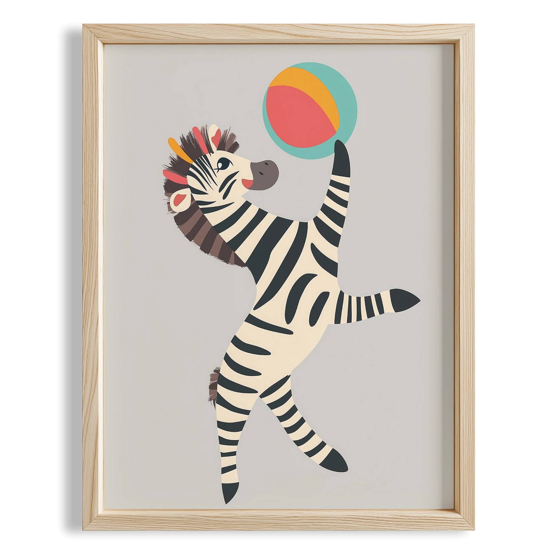 Renkli Toplu Zıpır Zebra